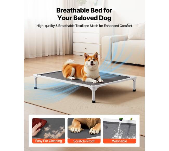 Pakelta lova dideliems šunims su tinkleliu1