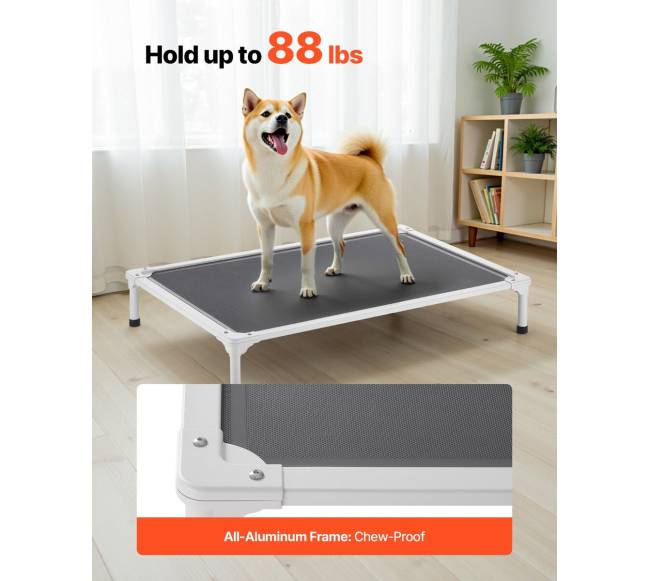 Pakelta lova dideliems šunims su tinkleliu2