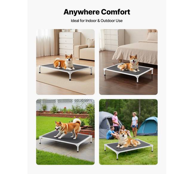 Pakelta lova dideliems šunims su tinkleliu5