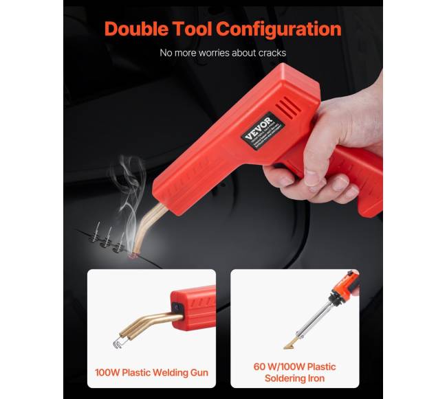 plastiko virinimo rinkinys 100w su pistoletu ir lituokliu1