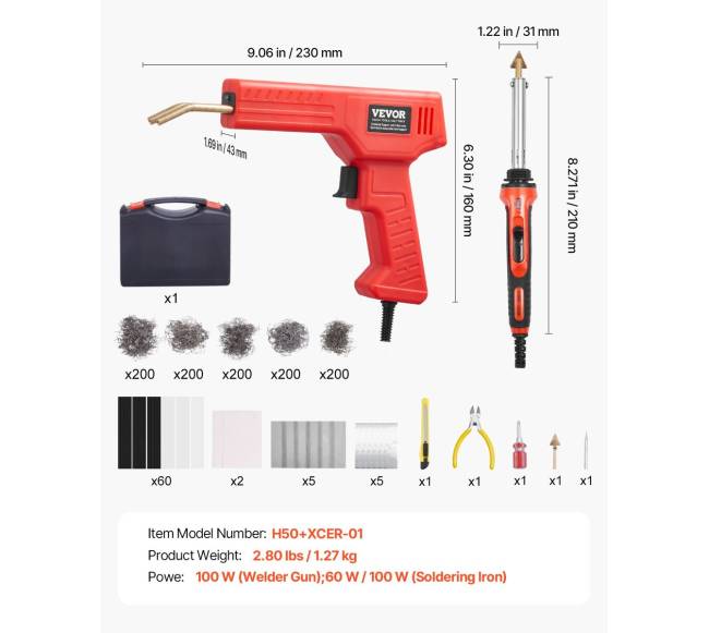 plastiko virinimo rinkinys 100w su pistoletu ir lituokliu6