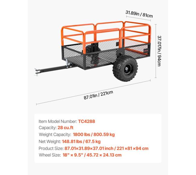 Sodo priekaba 800 kg talpos6