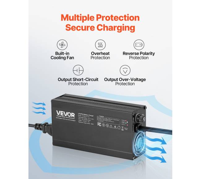 12V 10A išmanusis LiFePO4 kroviklis RV4