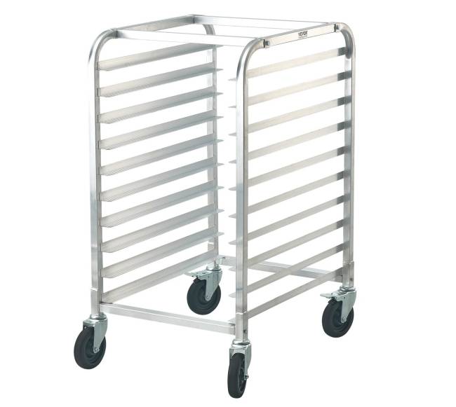 10 lygių bėgių kepimo stovas10