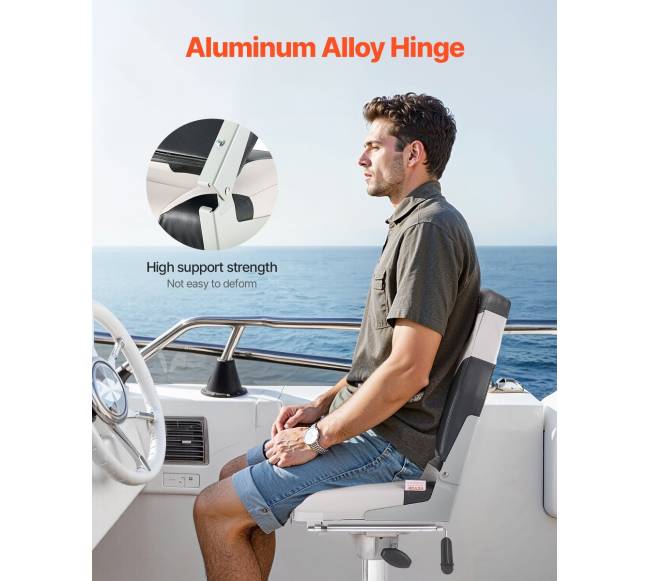 Valties kėdė su aukštu atlošu juoda ir pilka3