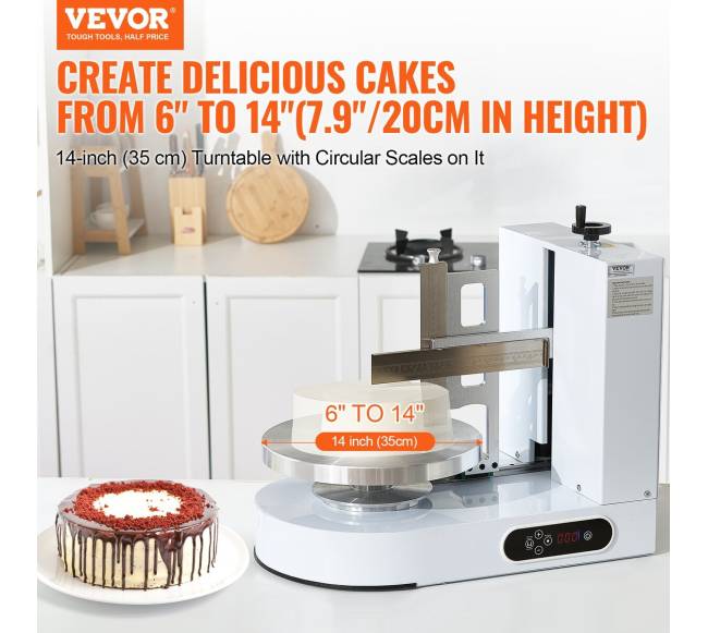 Torto puošimo mašina nuo 15 iki 35 cm tortams1