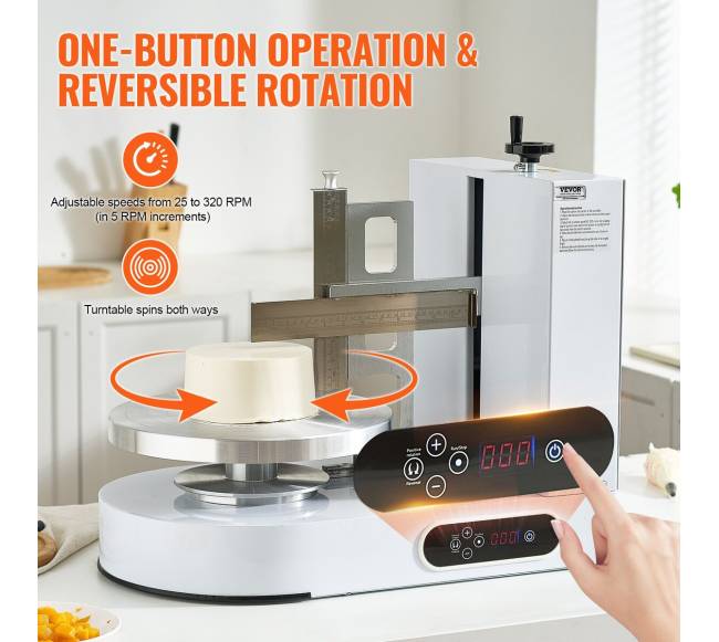 Torto puošimo mašina nuo 15 iki 35 cm tortams2