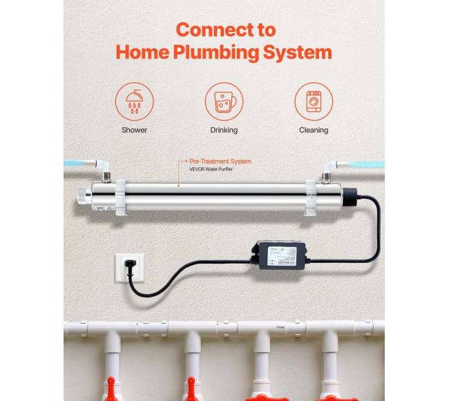 220V 25W UV vandens valytuvas 6 GPM3