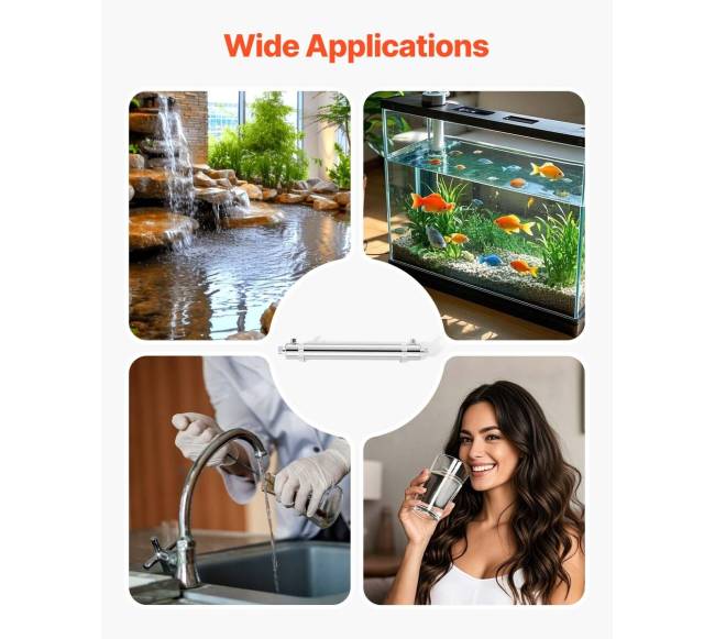 220V 25W UV vandens valytuvas 6 GPM4