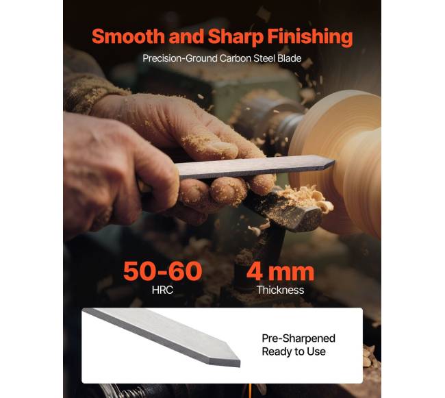 8 vnt. medžio tekinimo kaltų rinkinys su plieniniais ašmenimis2