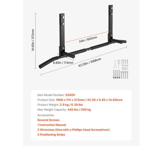 Lubų tvirtinimo skersinis sporto treniruotėms6