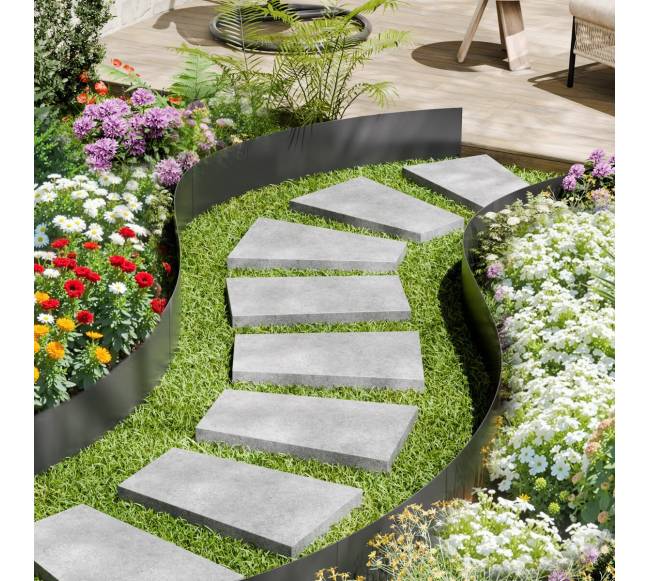 Plieniniai kraštovaizdžio kraštai, 3 vnt, 40 x 8 cm7