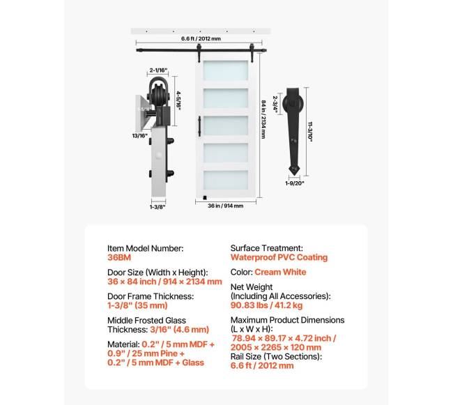 Stumdomos durys su rinkiniu matinėmis stiklo plokštėmis6