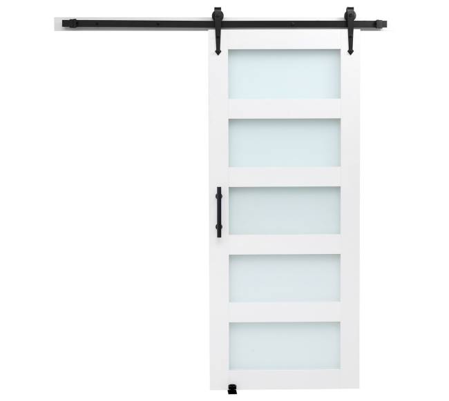 Stumdomos durys su rinkiniu matinėmis stiklo plokštėmis8