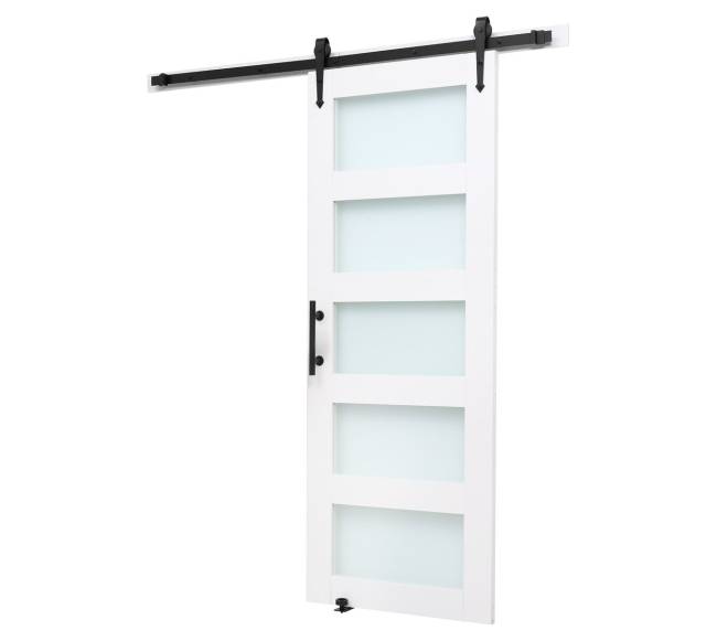 Stumdomos durys su rinkiniu matinėmis stiklo plokštėmis9