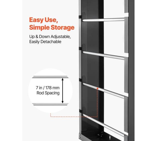 vielų ritės laikiklis su 4 reguliuojamomis strypais2