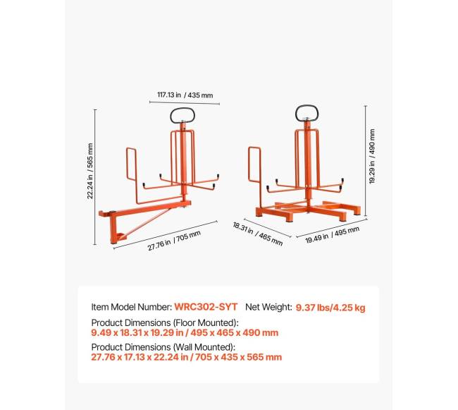 Grindų montuojamas laidų laikiklis6