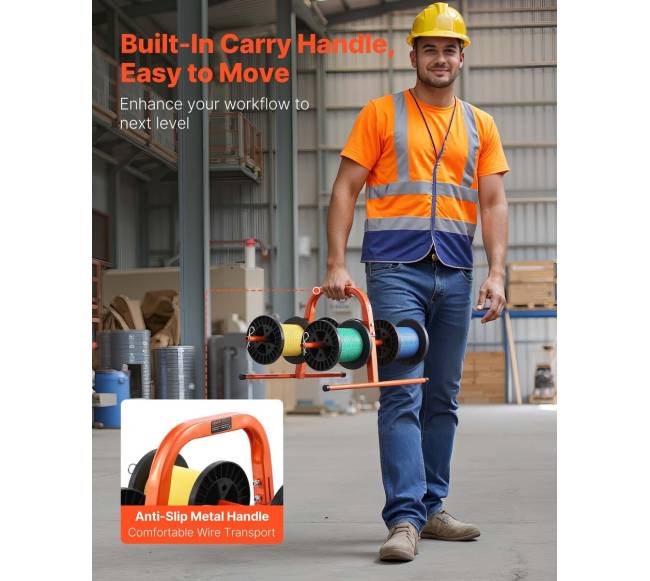 Rankinis laidų laikiklis iki 8 ritinių2