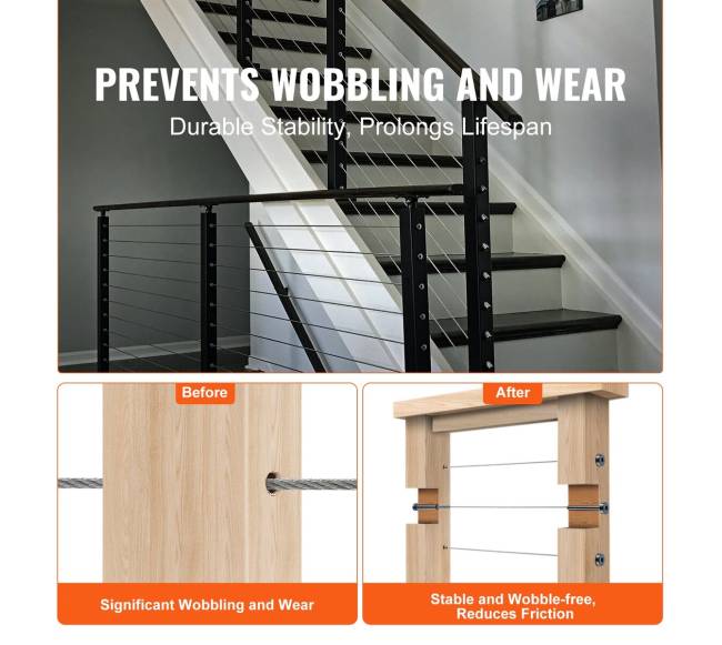 40 vienetų nematoma turėklų įranga4