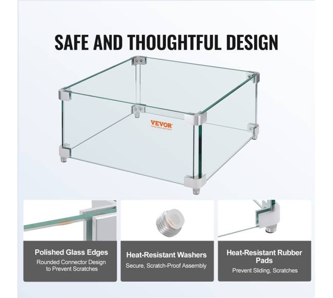 Aikštės formos dujinio laužo apsaugos stiklas4
