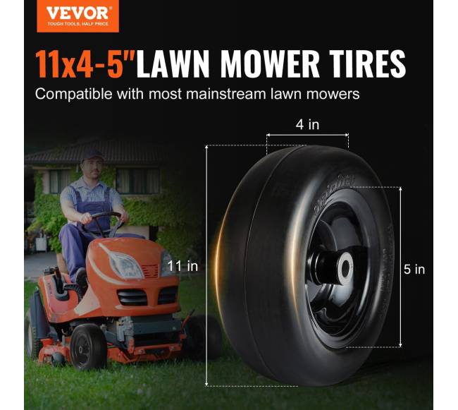 Vejapjovės ratai su ratlankiu 11x4-7, 2 vnt.1