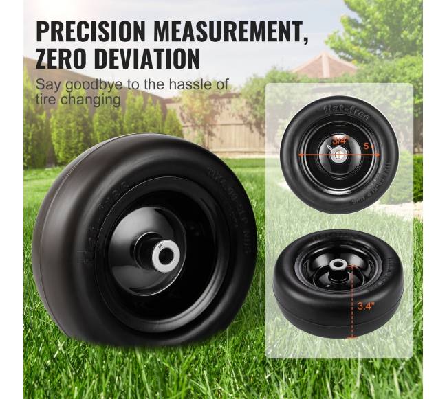 Vejapjovės ratai su ratlankiu 11x4-7, 2 vnt.2