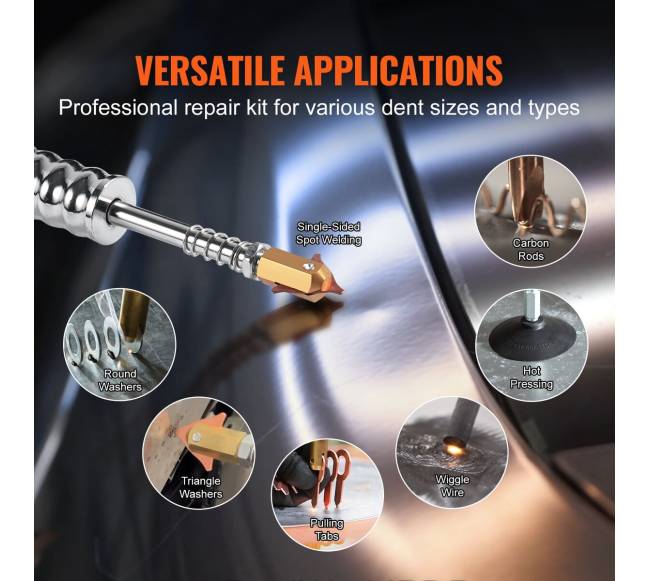 Dėmių suvirinimo remonto komplektas su 7 režimais3