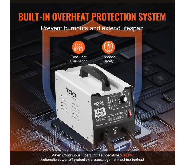 Dėmių suvirinimo remonto komplektas su 7 režimais4