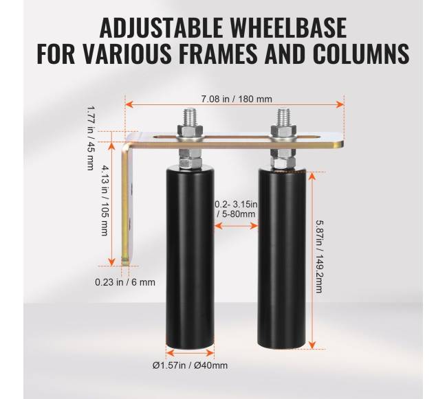 Stumdomų vartų komplektas su L laikikliu3