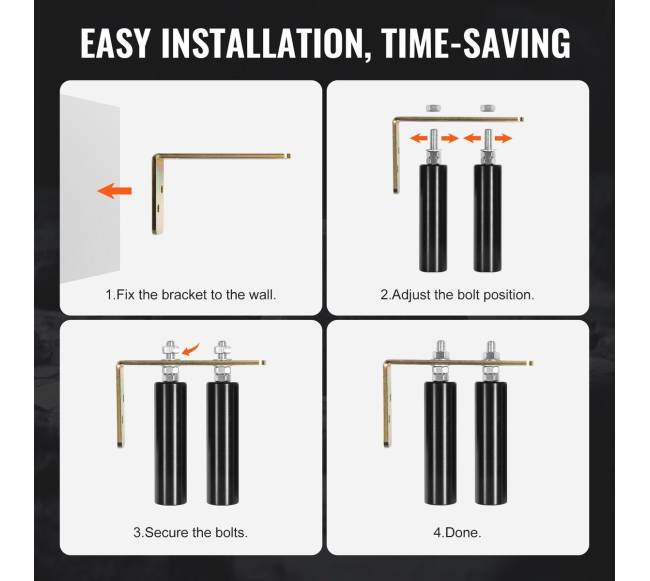 Stumdomų vartų komplektas su L laikikliu5