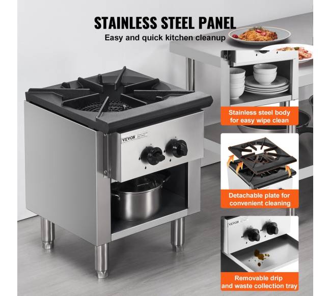 Kompaktiška viena degiklio dujinė viryklė4