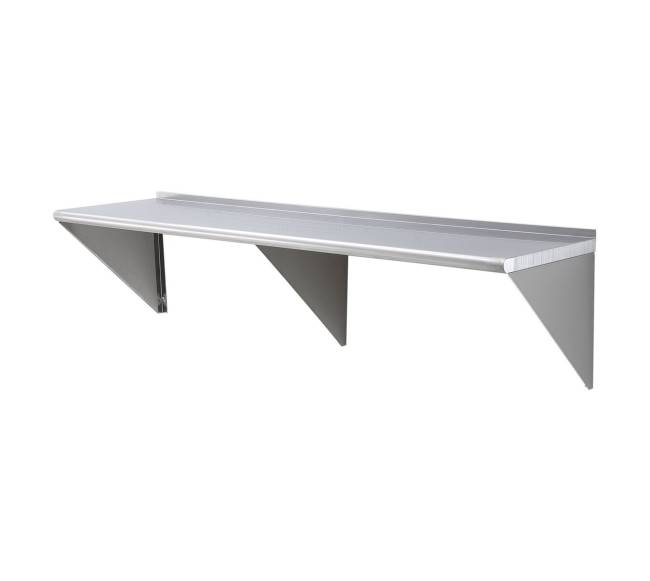 72 x 18 cm nerūdijančio plieno sieninė lentyna0