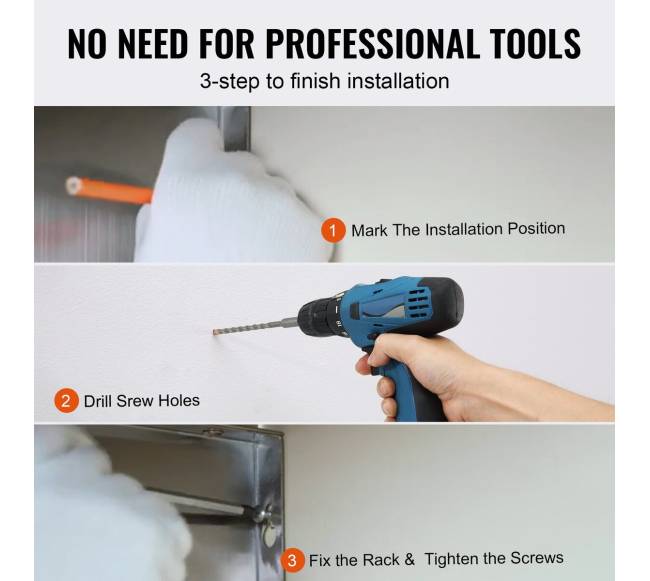 72 x 18 cm nerūdijančio plieno sieninė lentyna4