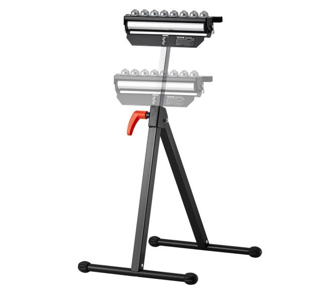 Reguliuojamo aukščio atrama su ritinėliais0