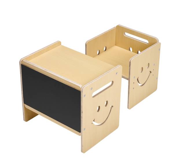 Montessori vaiko stalas su kėde ir lenta10