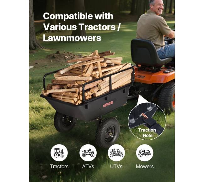 Sodo vilkimo priekaba ATV1