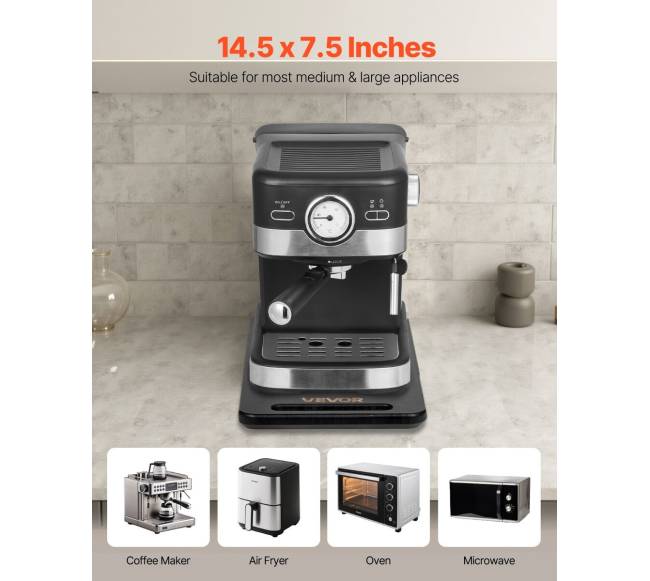 Kavos aparato slankiojamasis padėklas 36.8 x 19.1 cm2