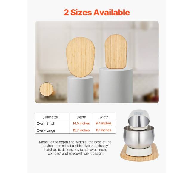 Maišytuvo slankiklis Ovalus 39.9 x 28.2 cm6