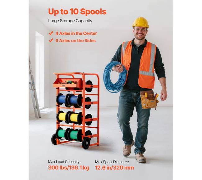 Laidų ritės laikiklis su 11 strypų1