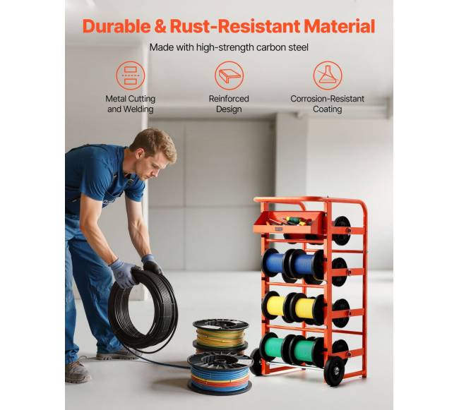 Laidų ritės laikiklis su 11 strypų3