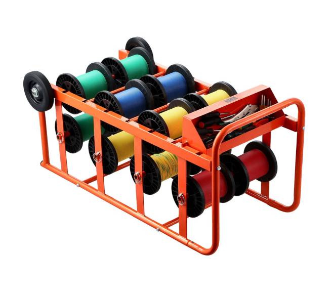 Laidų ritės laikiklis su 11 strypų10