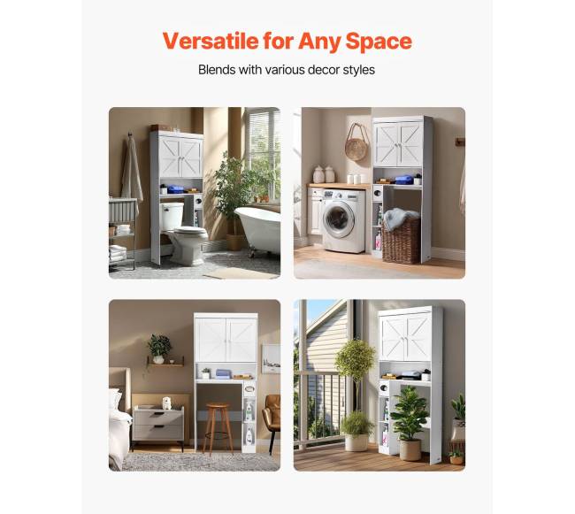 Vonios tualeto spintelė su lentyna5