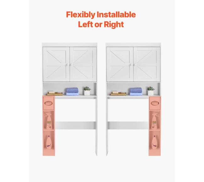 Vonios tualeto spintelė su lentyna6