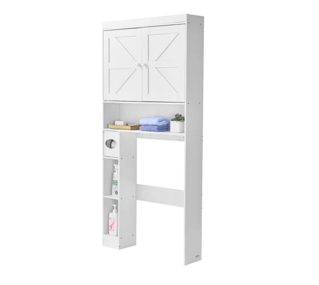 Vonios tualeto spintelė su lentyna8