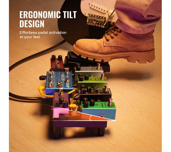 gitaros pedalų lenta, aliuminio 380 mm2