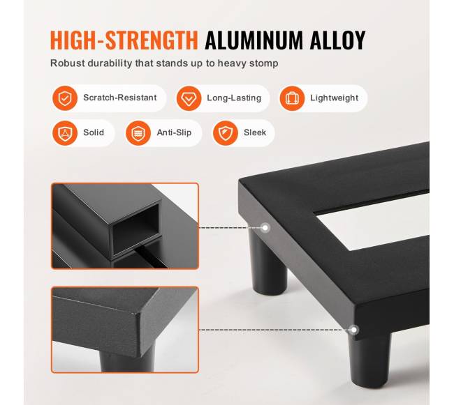 gitaros pedalų lenta, aliuminio 380 mm4