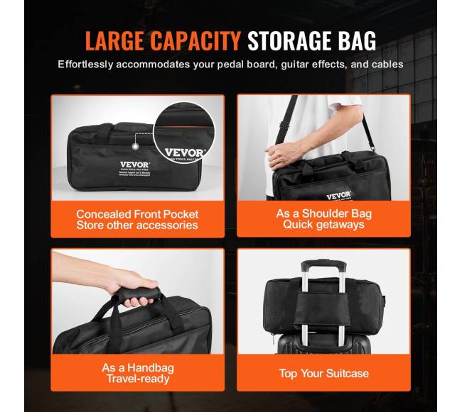 gitaros pedalų lenta, aliuminio 380 mm5