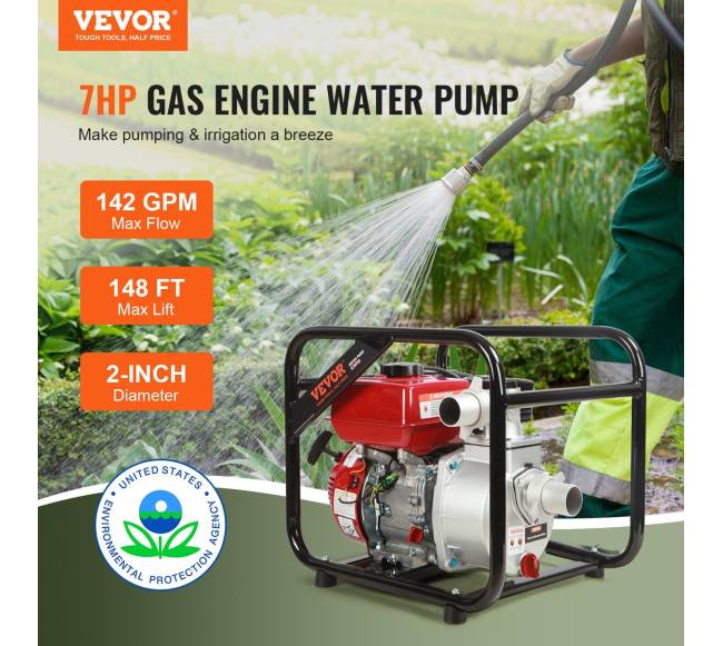 Benzininis vandens siurblys, 2" 7AG, 4-taktis1