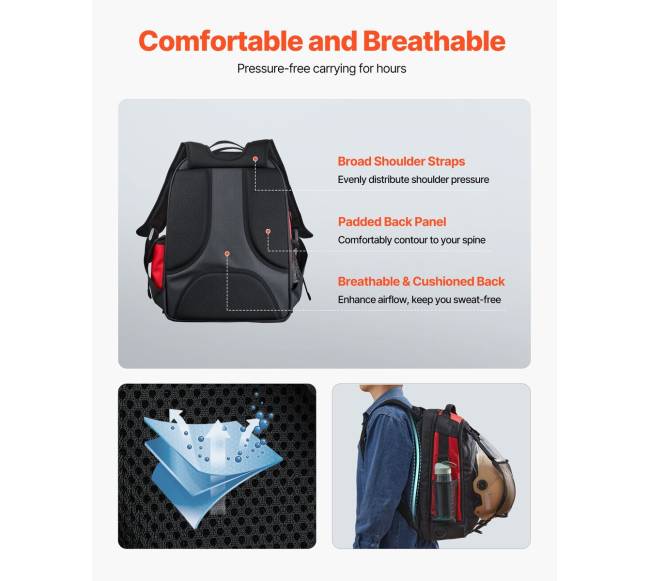 25,2L suvirinimo kuprinė įrankiams ir šalmui2