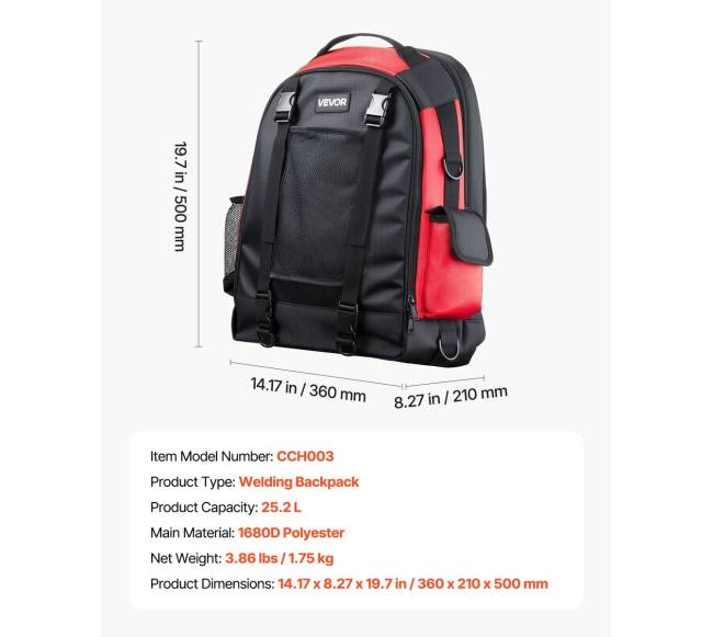 25,2L suvirinimo kuprinė įrankiams ir šalmui6